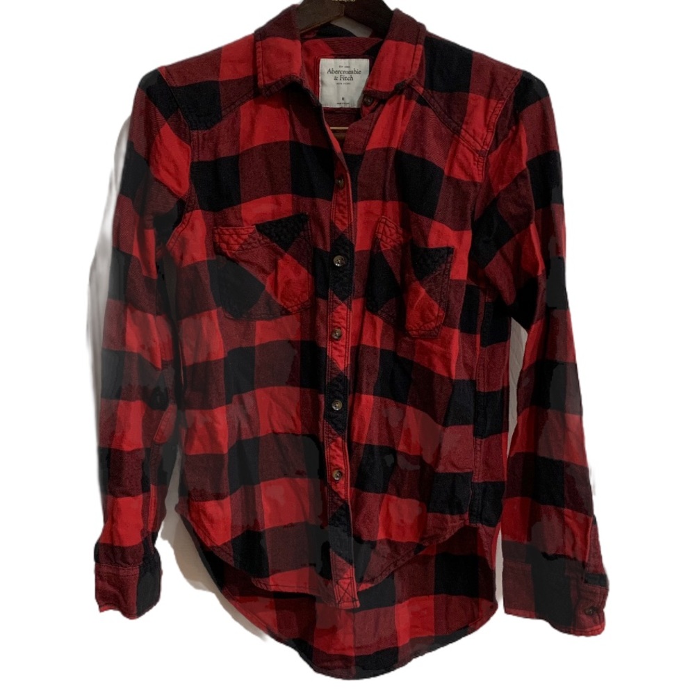 Abercrombie and Fitch Plaid Flannel Button Down Shirt